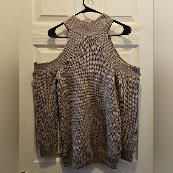 Say What? Cold Shoulder Sweater - Picture 3 of 5